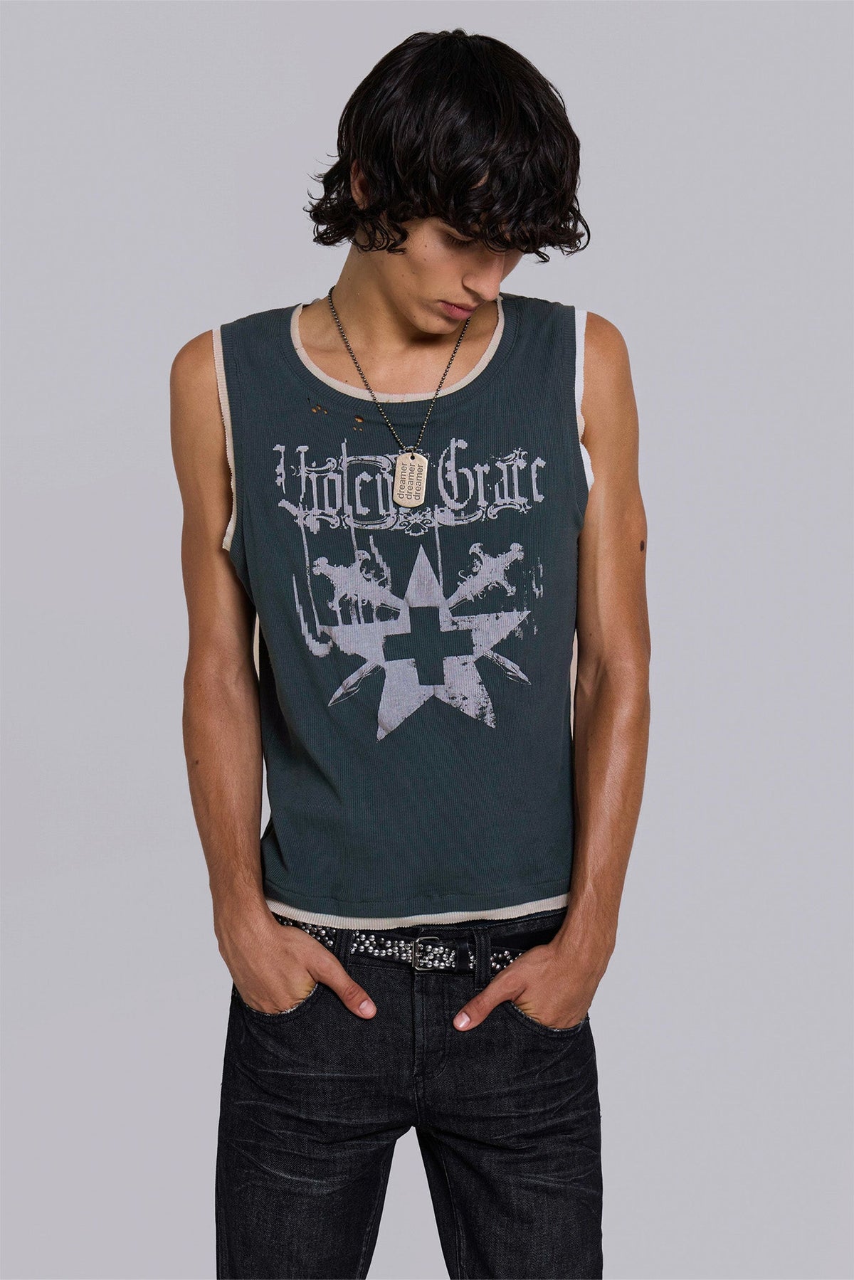 Violent Grace Ribbed Vest