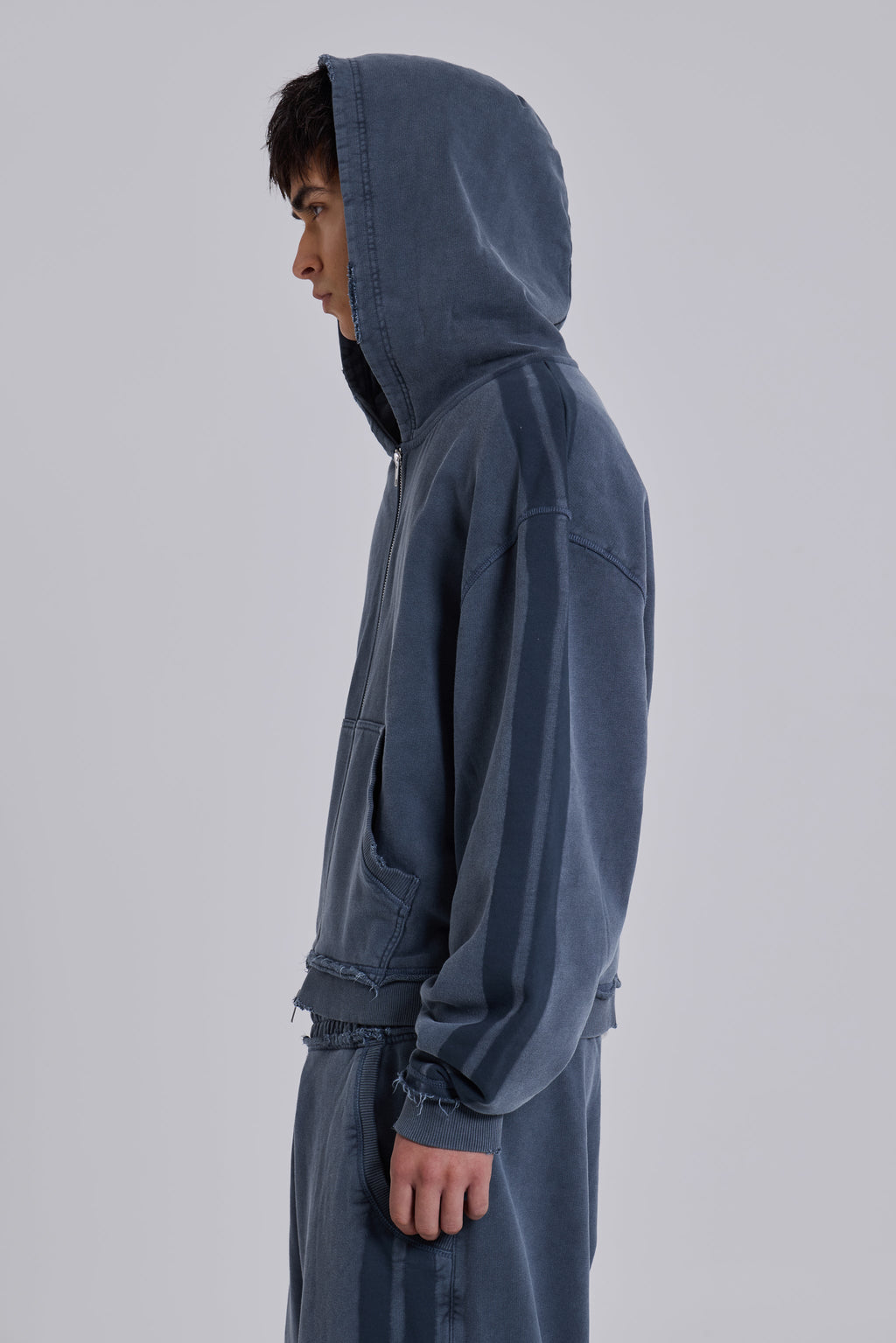 Sporty Baggy Monster Hoodie – Blue