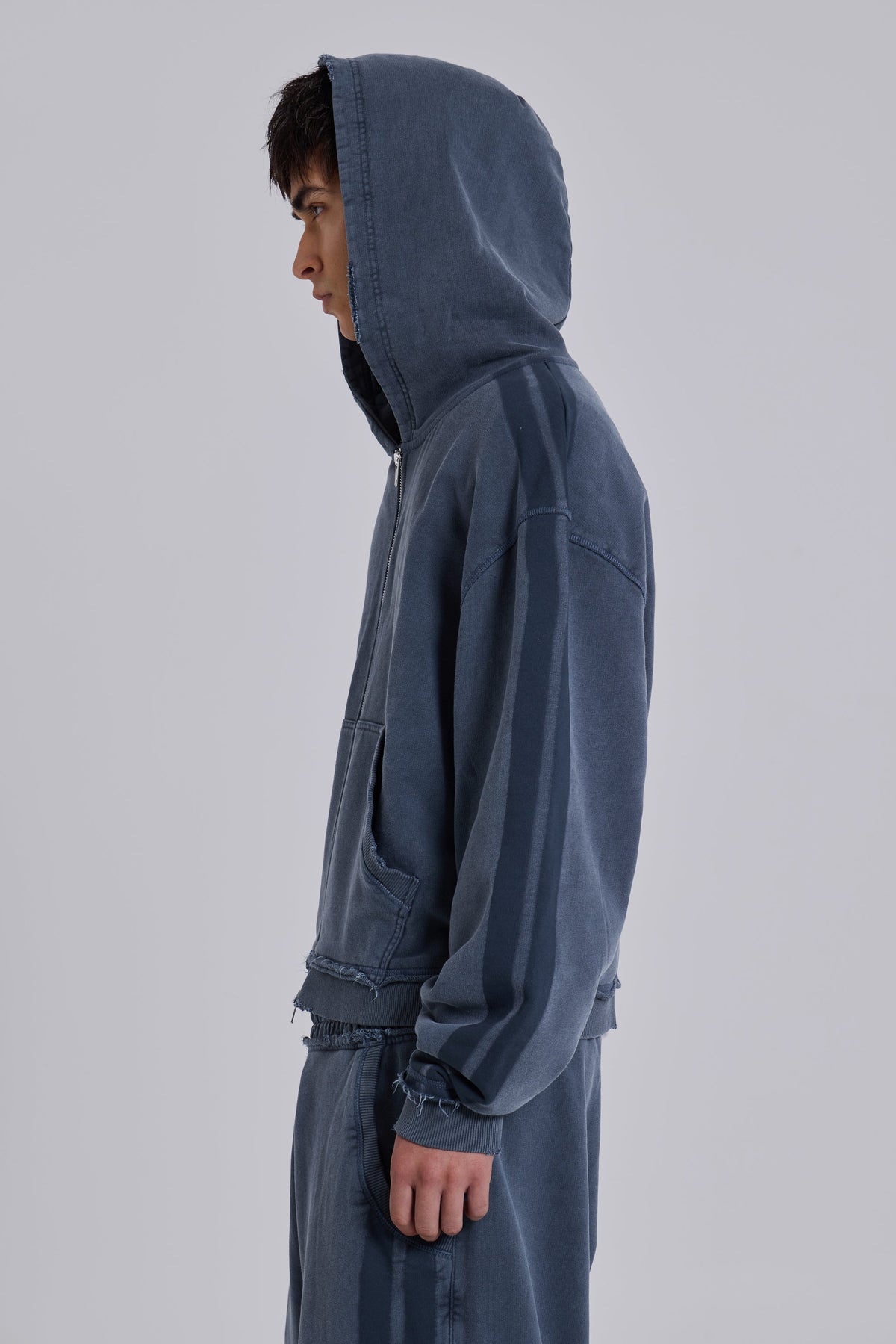 Sporty Baggy Monster Hoodie – Blue