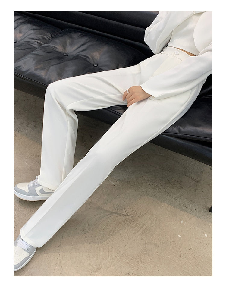 Rikko | Pantalones largos de tiro alto