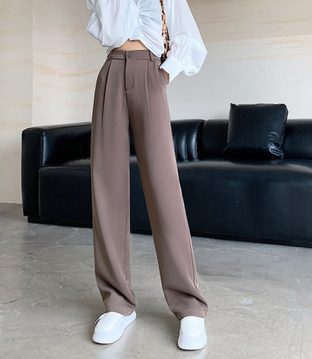 Rikko | Pantalones largos de tiro alto