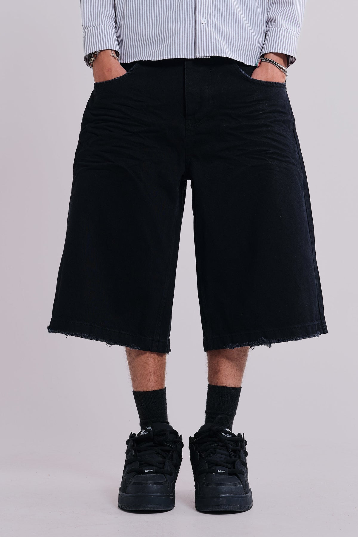 Sand Black Colossus Jorts
