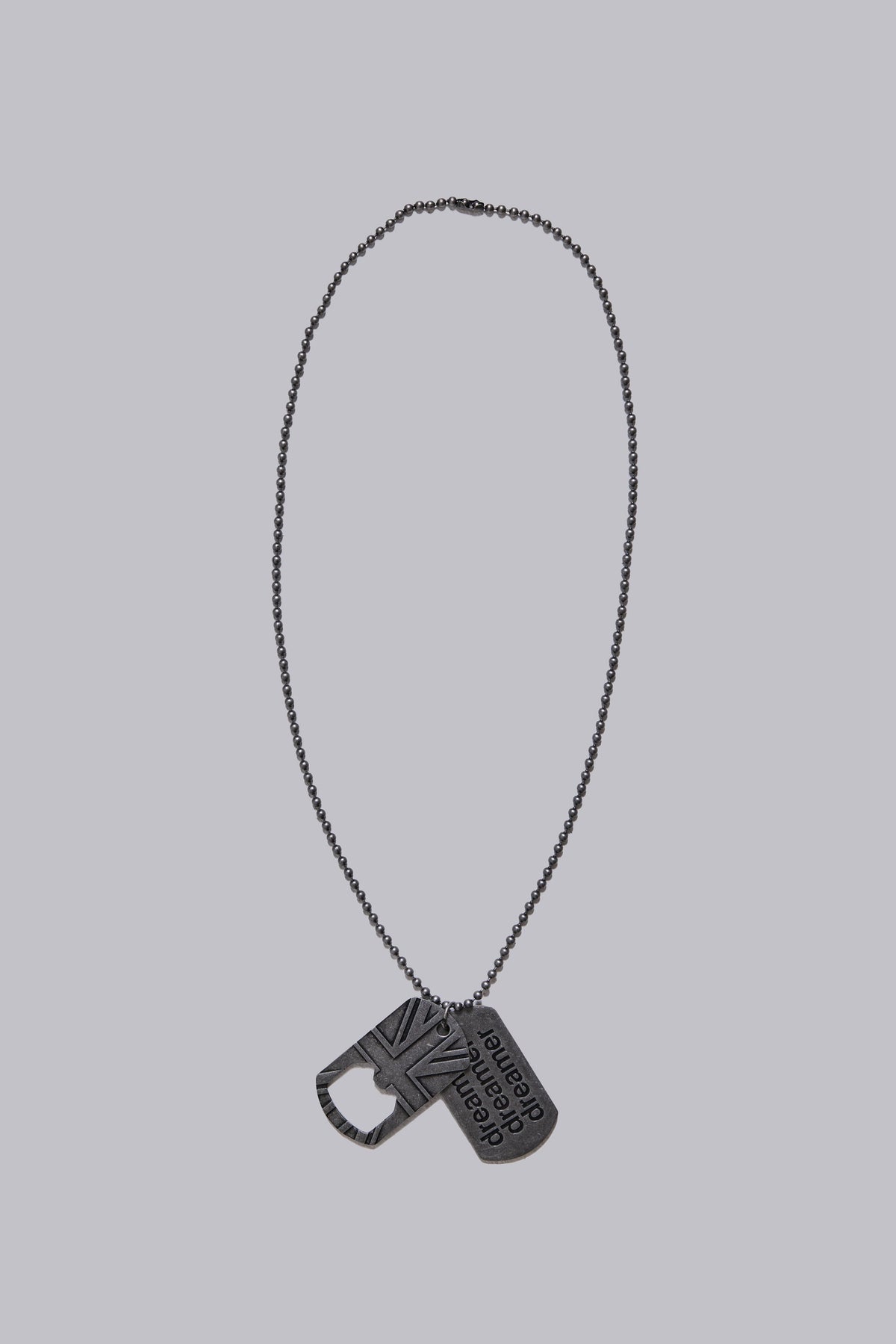 Dreamer Dog Tag Necklace