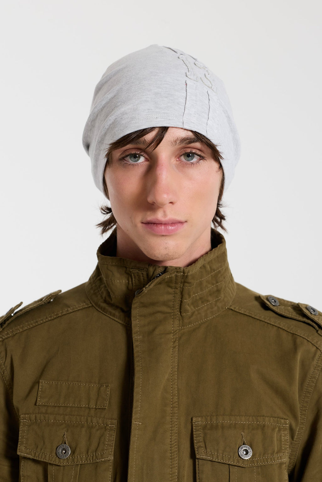 League Grey Marl Beanie