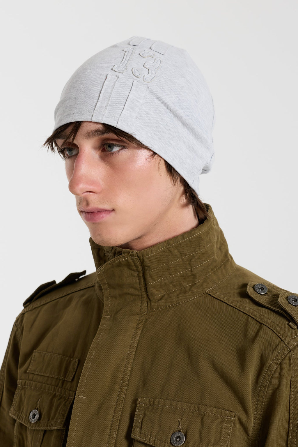 League Grey Marl Beanie