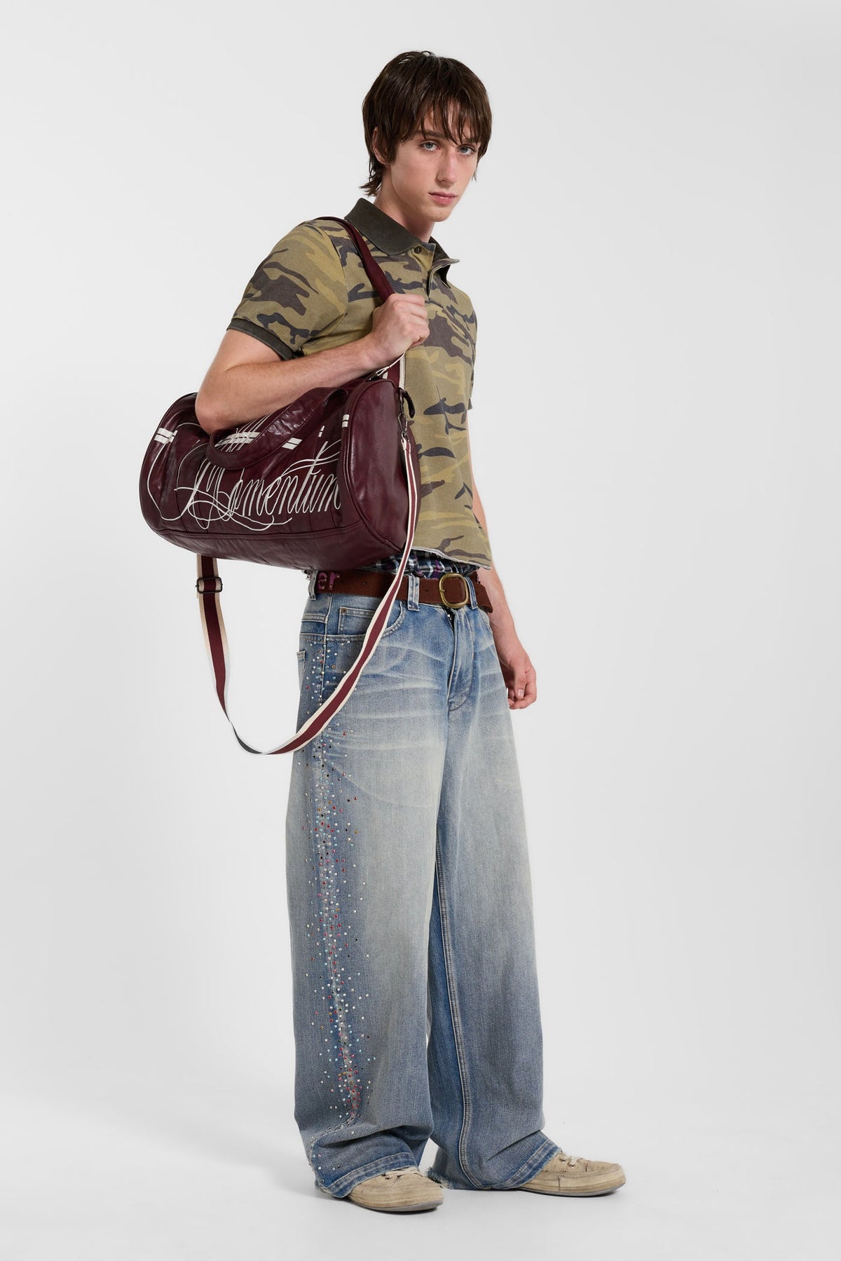 Momentum Red Duffel Bag