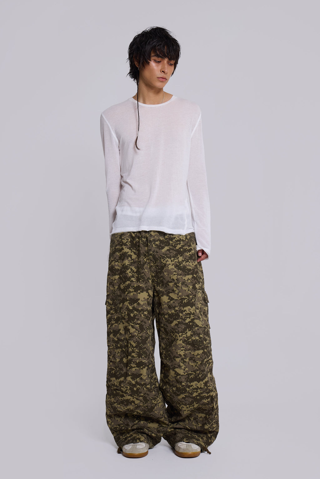 Digi Camo Ripstop Parachute Pants
