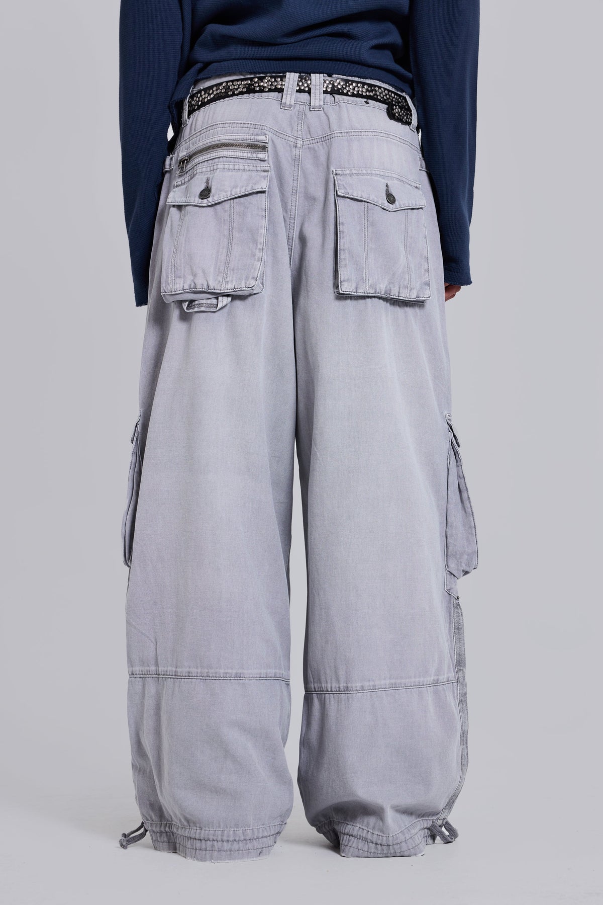 Washed Grey Decoy Cargos