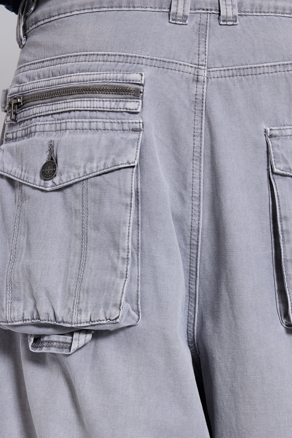 Washed Grey Decoy Cargos