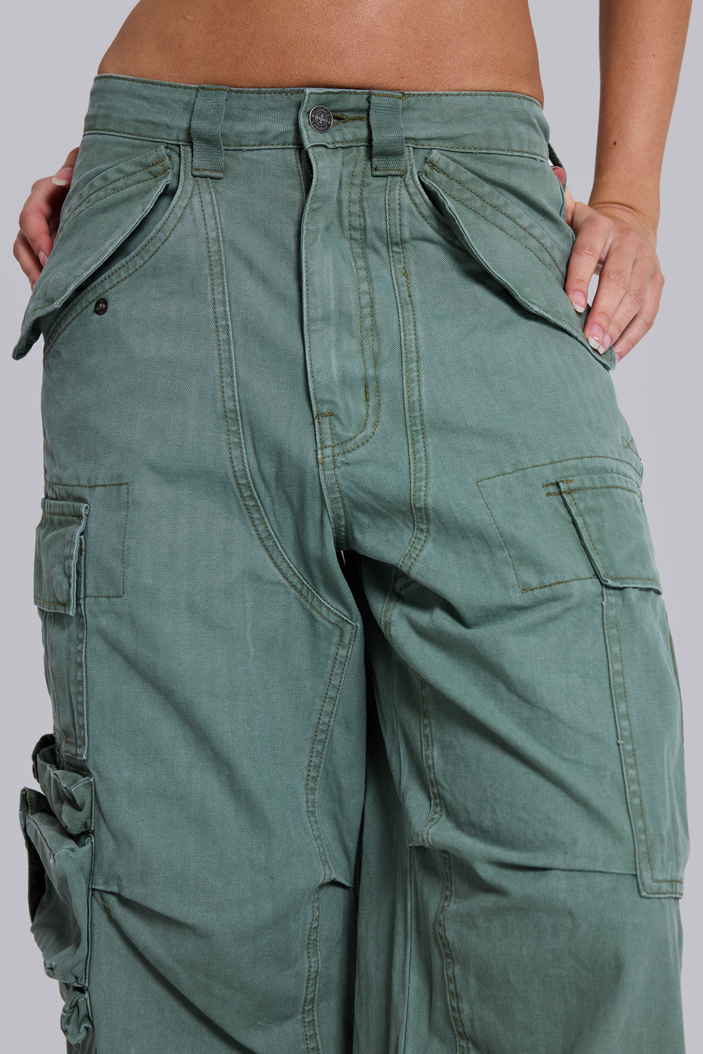 Utility Khaki Cargo Pants