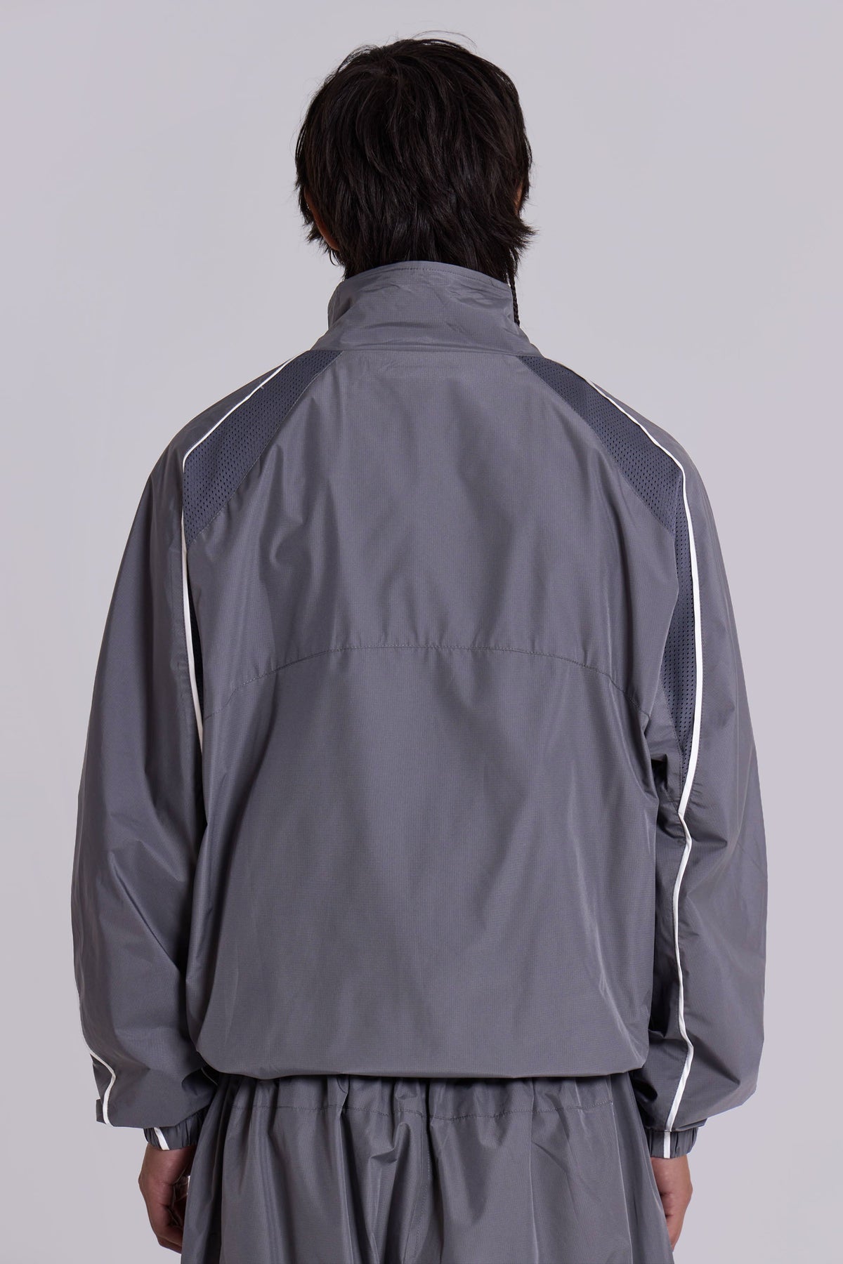 Grey Vapor Tracksuit Top