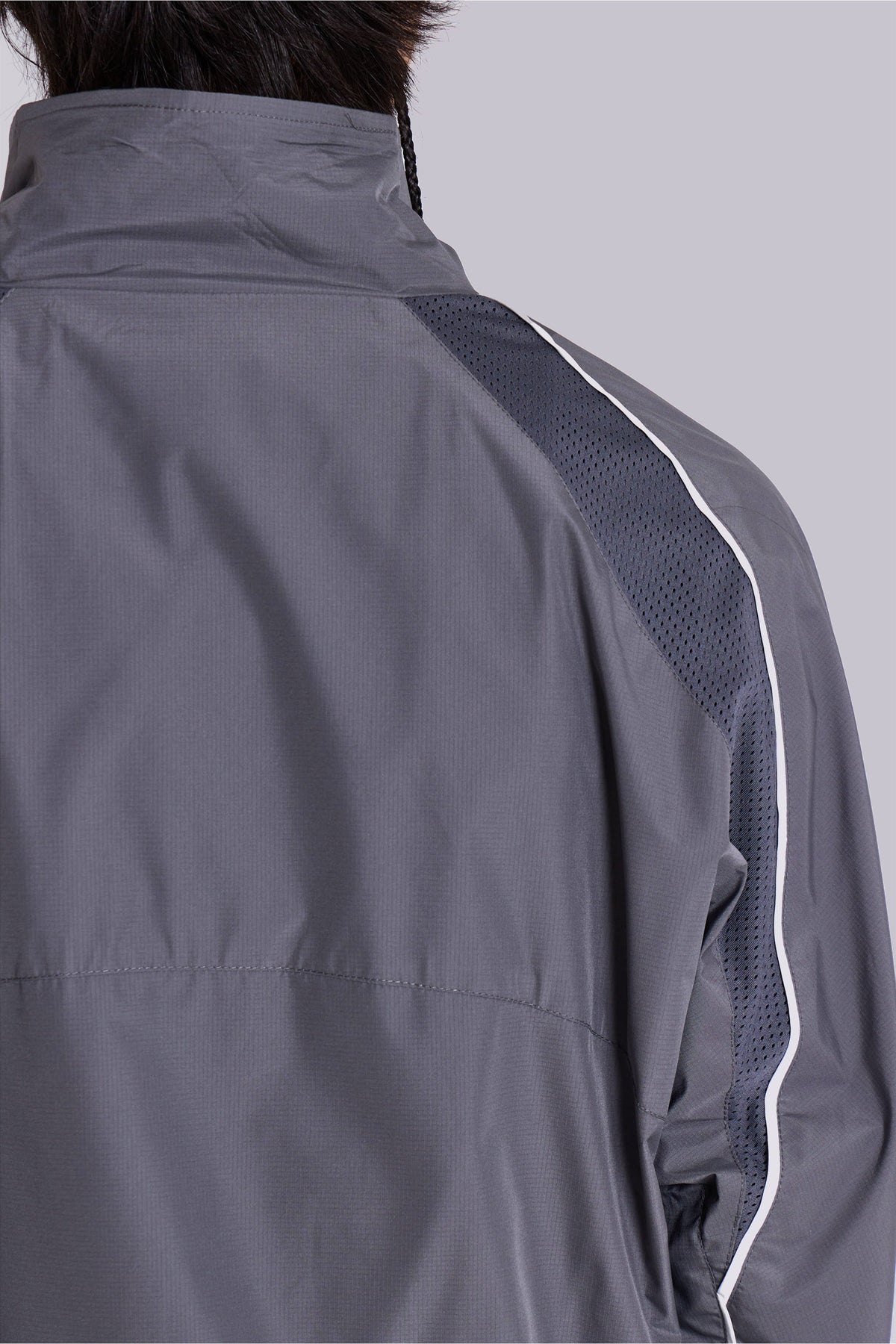 Grey Vapor Tracksuit Top