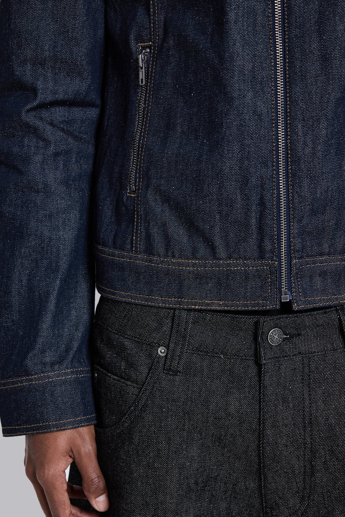 Indigo Bedrock Denim Jacket