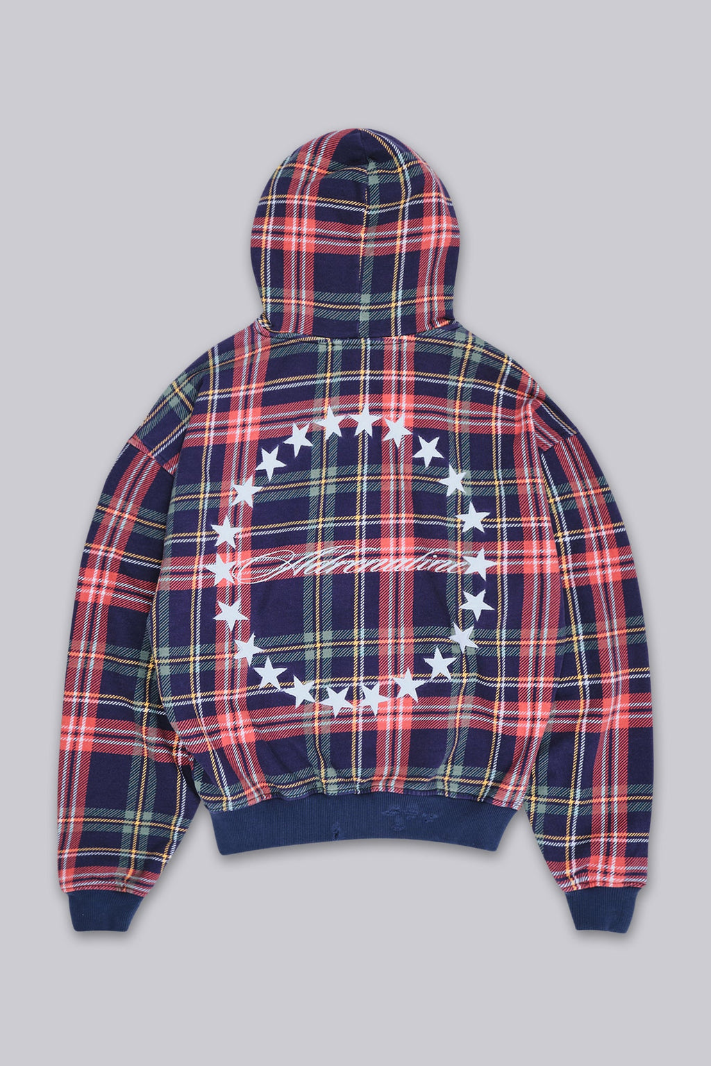 Adrenaline Oversized Checked Hoodie.