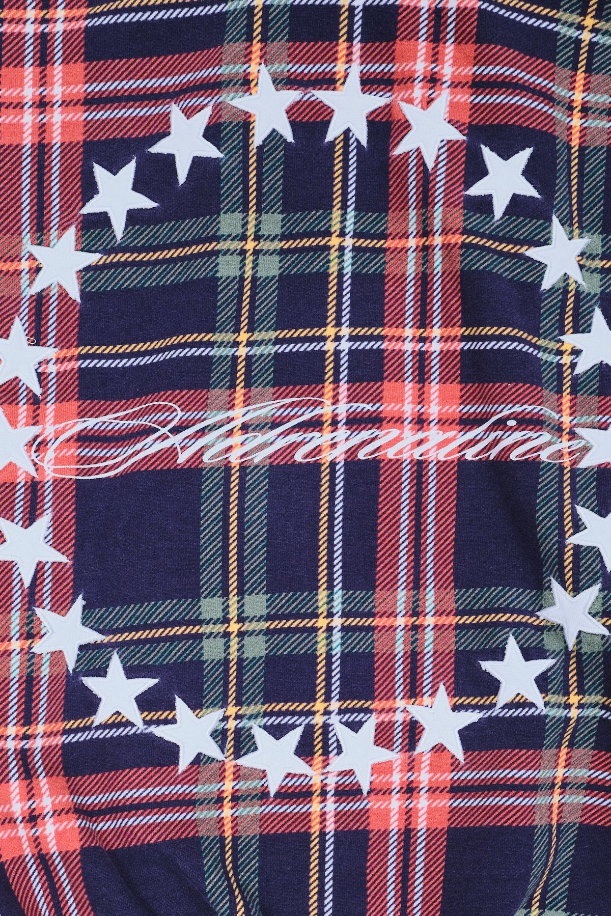 Adrenaline Oversized Checked Hoodie.