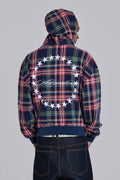 Adrenaline Oversized Checked Hoodie.