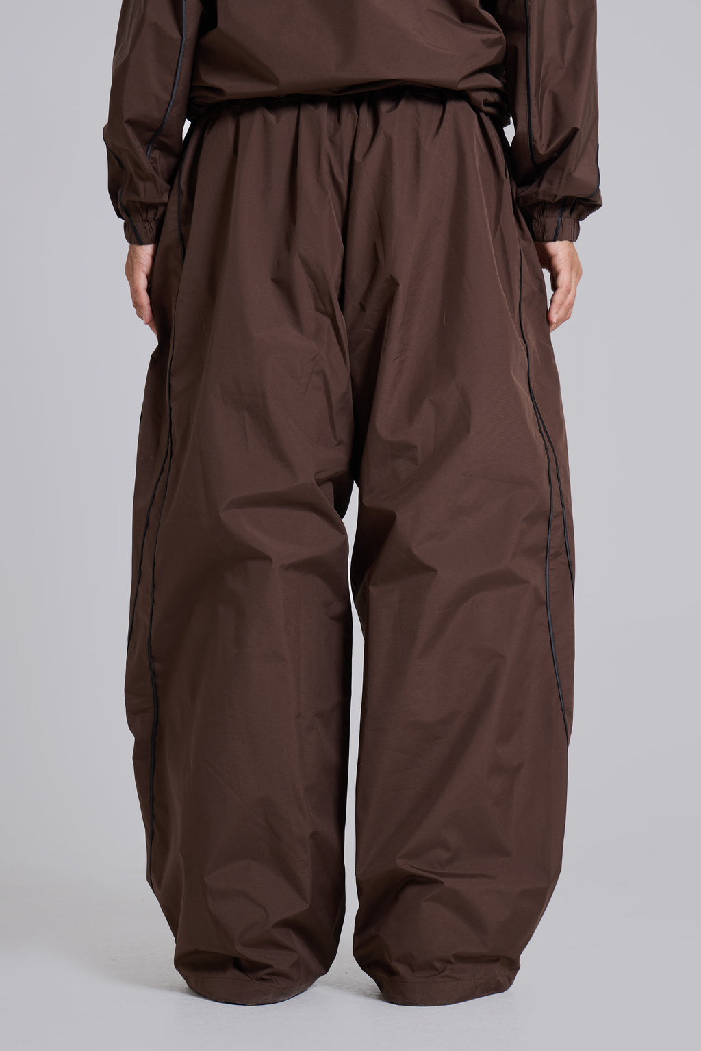 Brown Vapor Tracksuit Bottoms