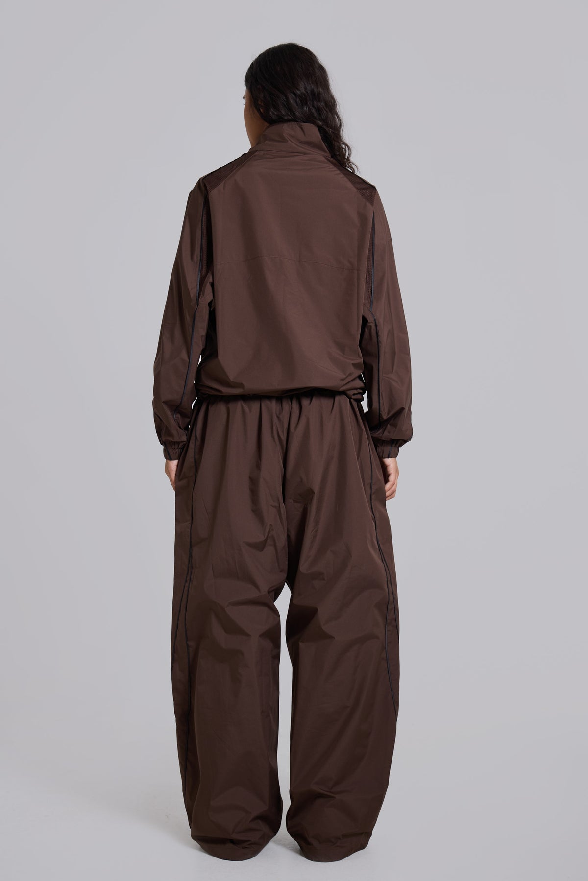 Brown Vapor Tracksuit Bottoms