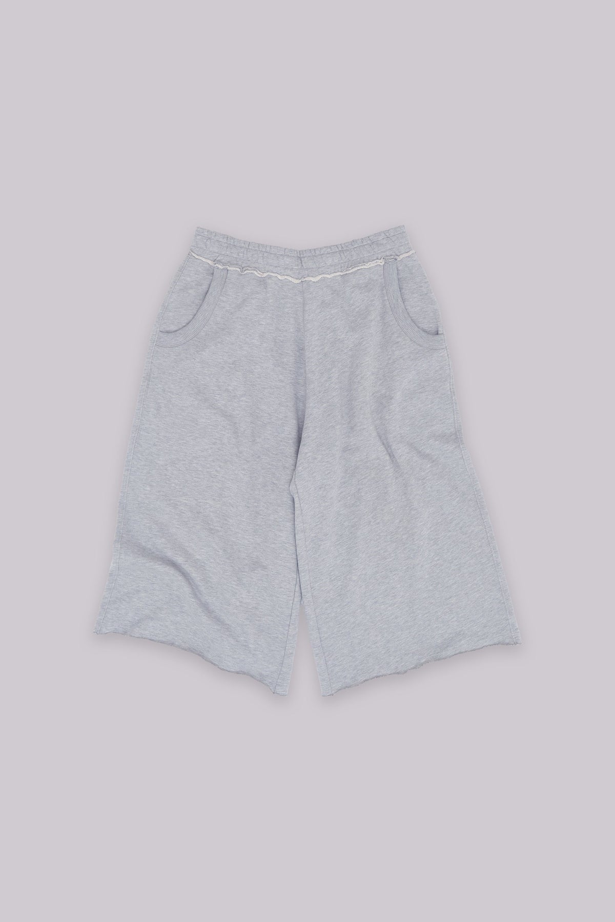 Shorts Monster 3/4 gris jaspeado