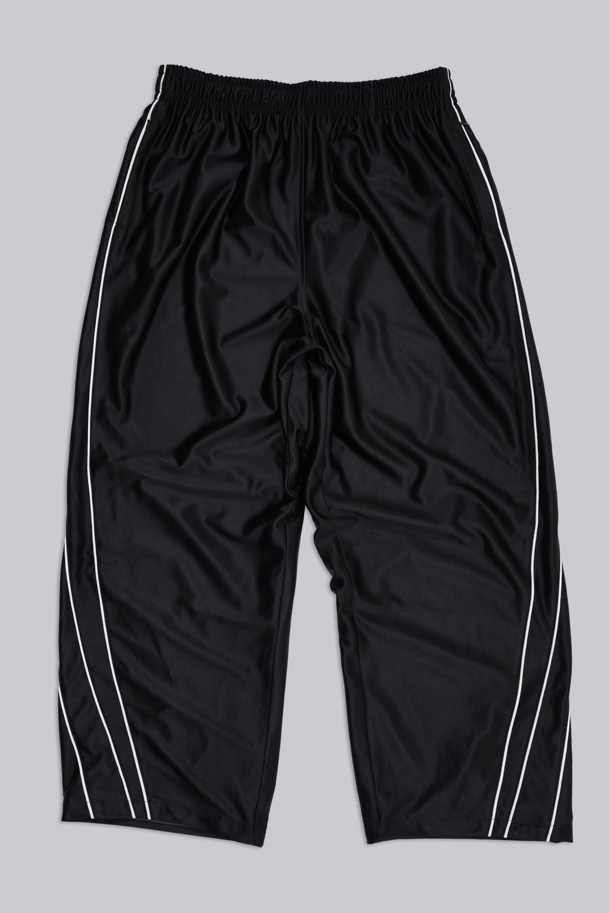 Black Metallic Vapor Joggers