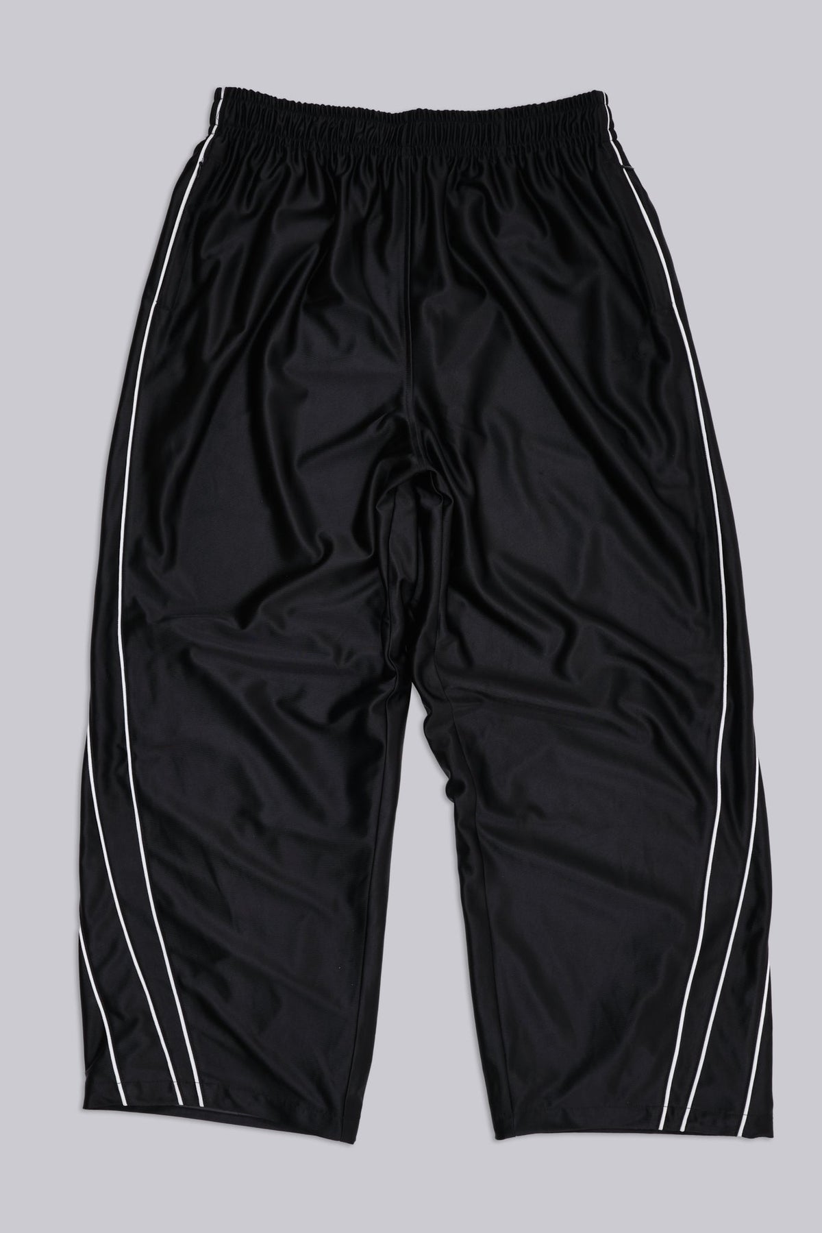 Black Metallic Vapor Joggers