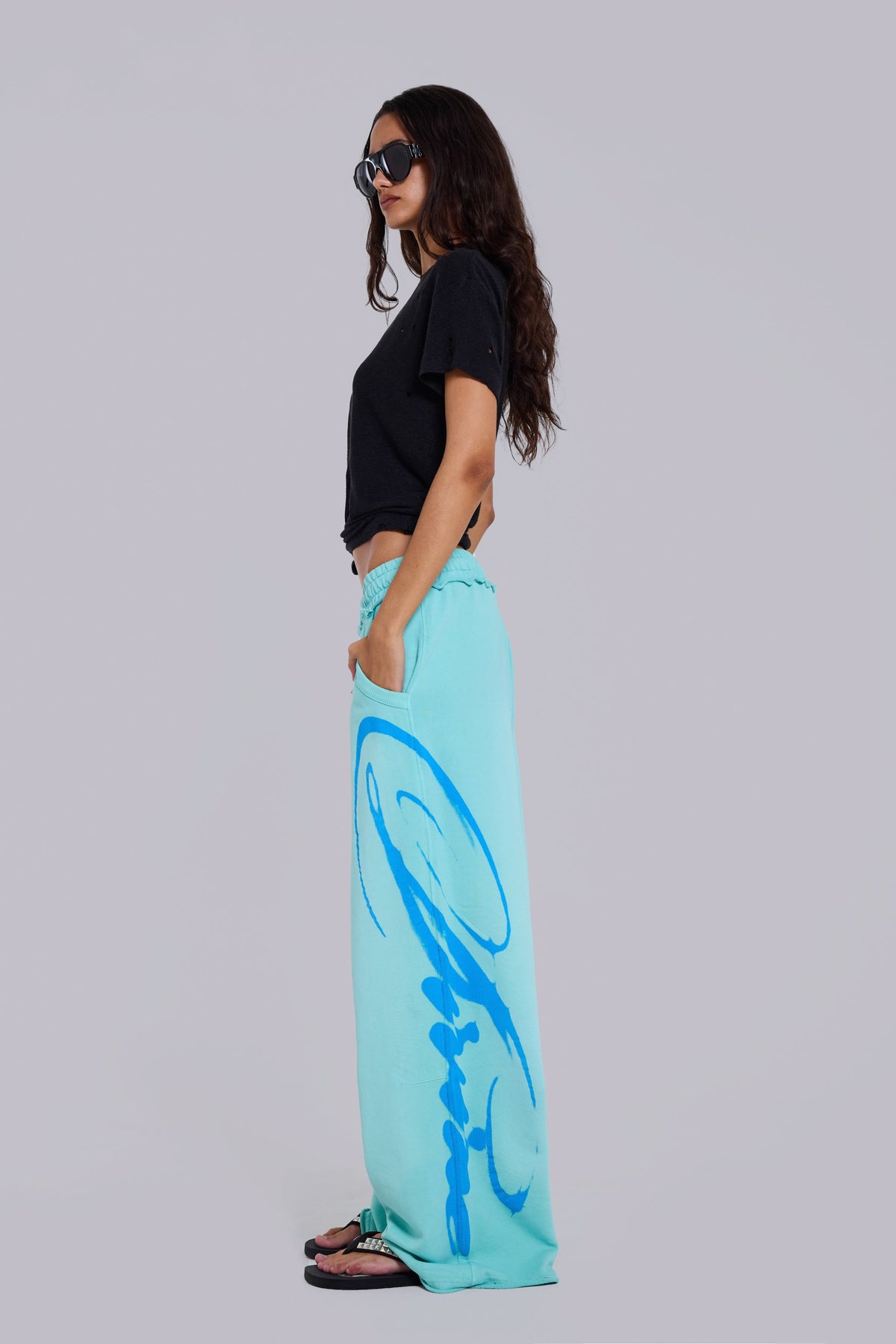 Divine Airbrush Aqua Monster Joggers
