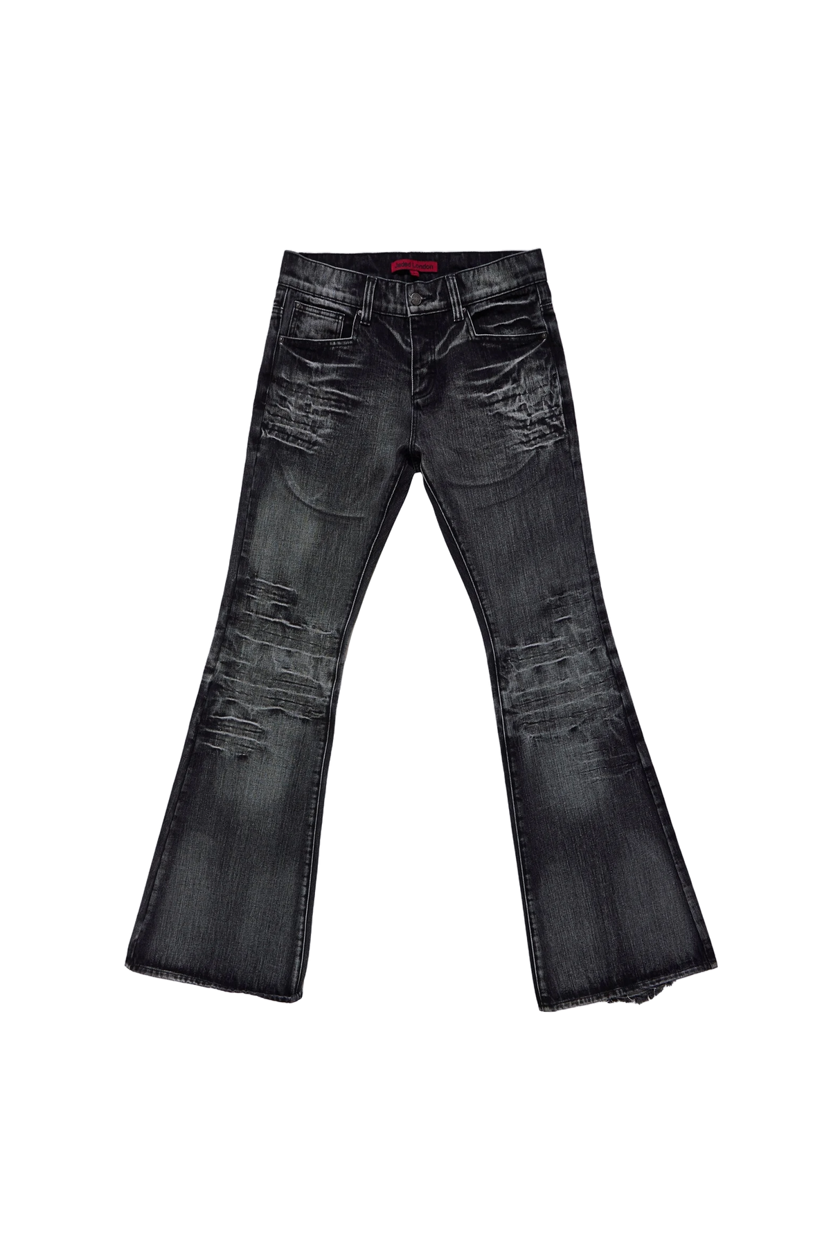 Washed Black Drift Bootcut Jeans