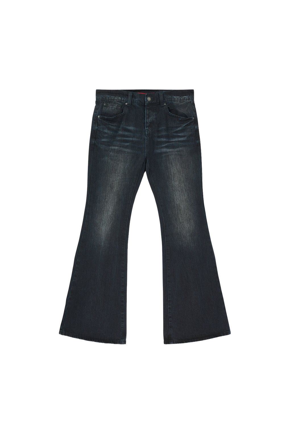 Indigo Creased Drift Bootcut Jeans