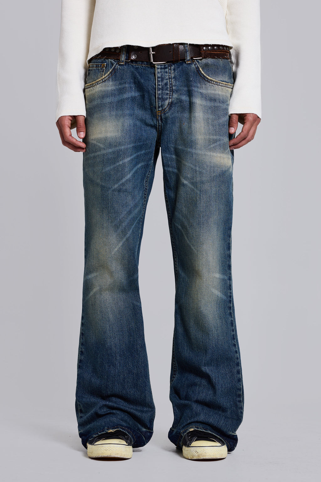 Mid Wash Blue Jude Bootcut Jeans