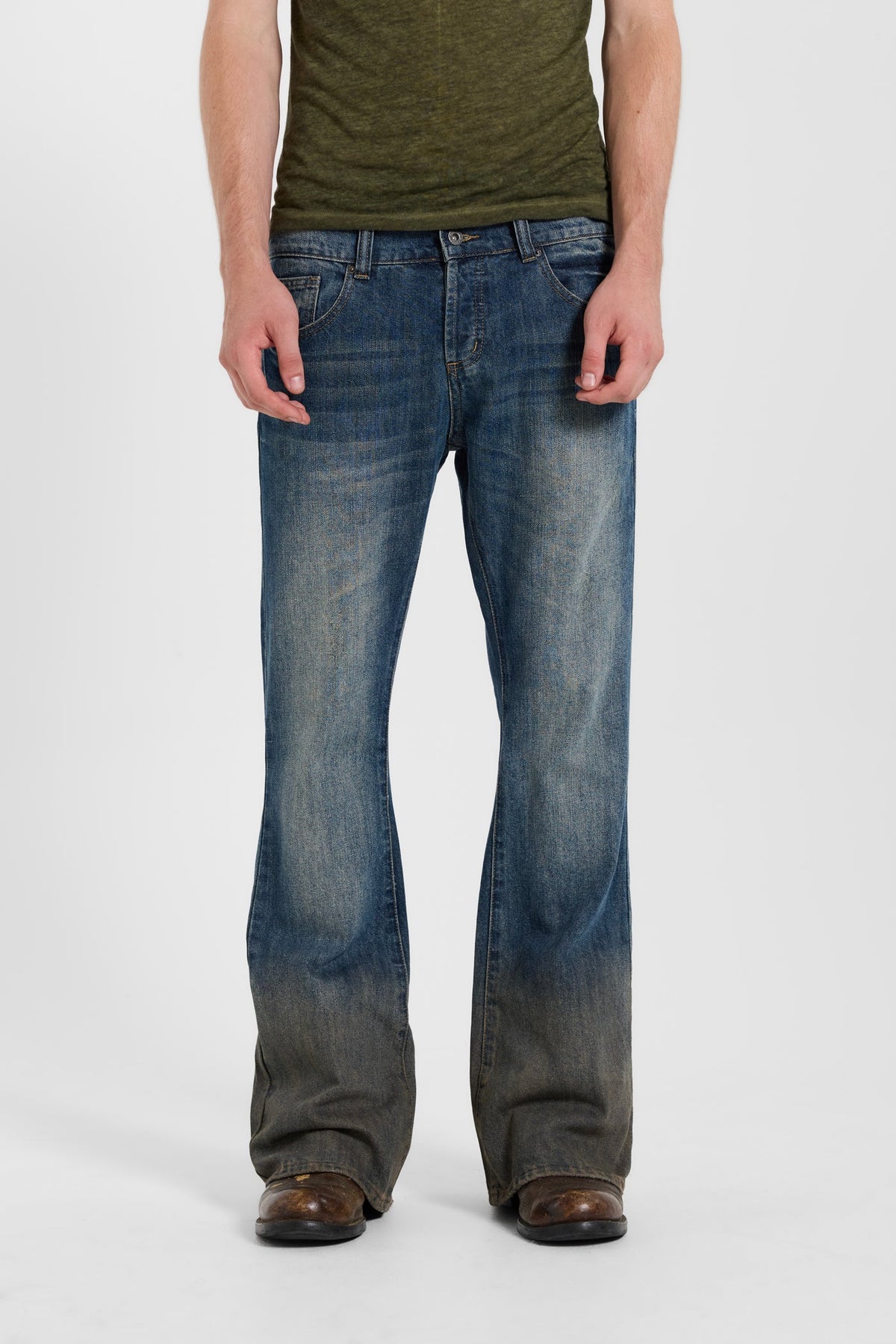 Mud Wash Blue Jude Bootcut Jeans