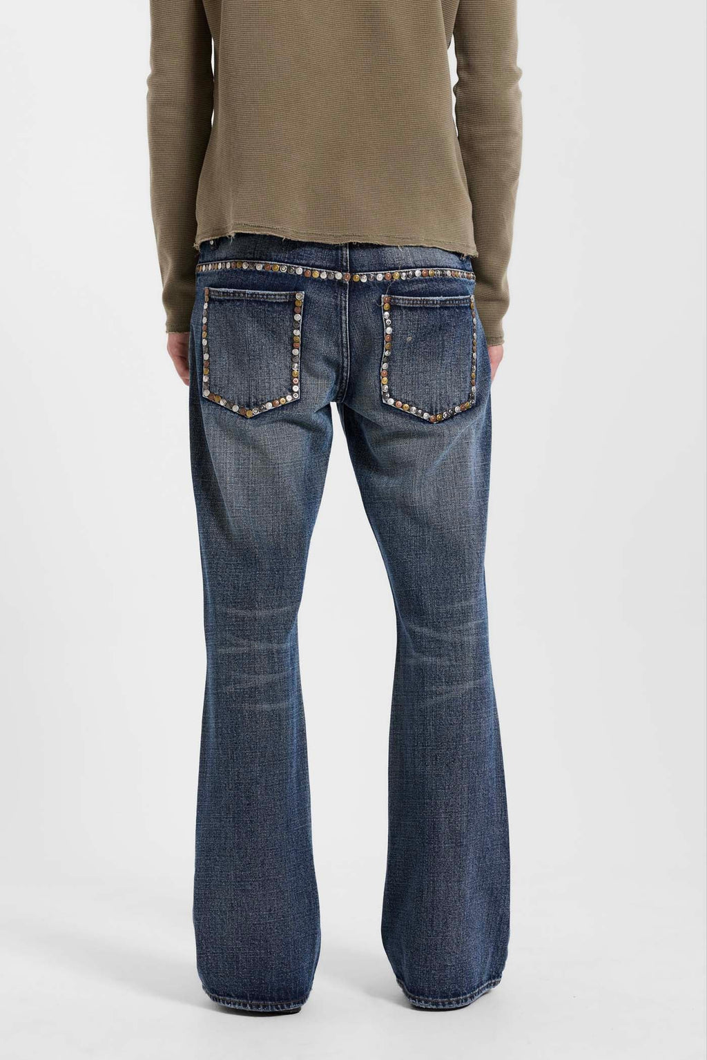 Stud Blue Jude Bootcut Jeans