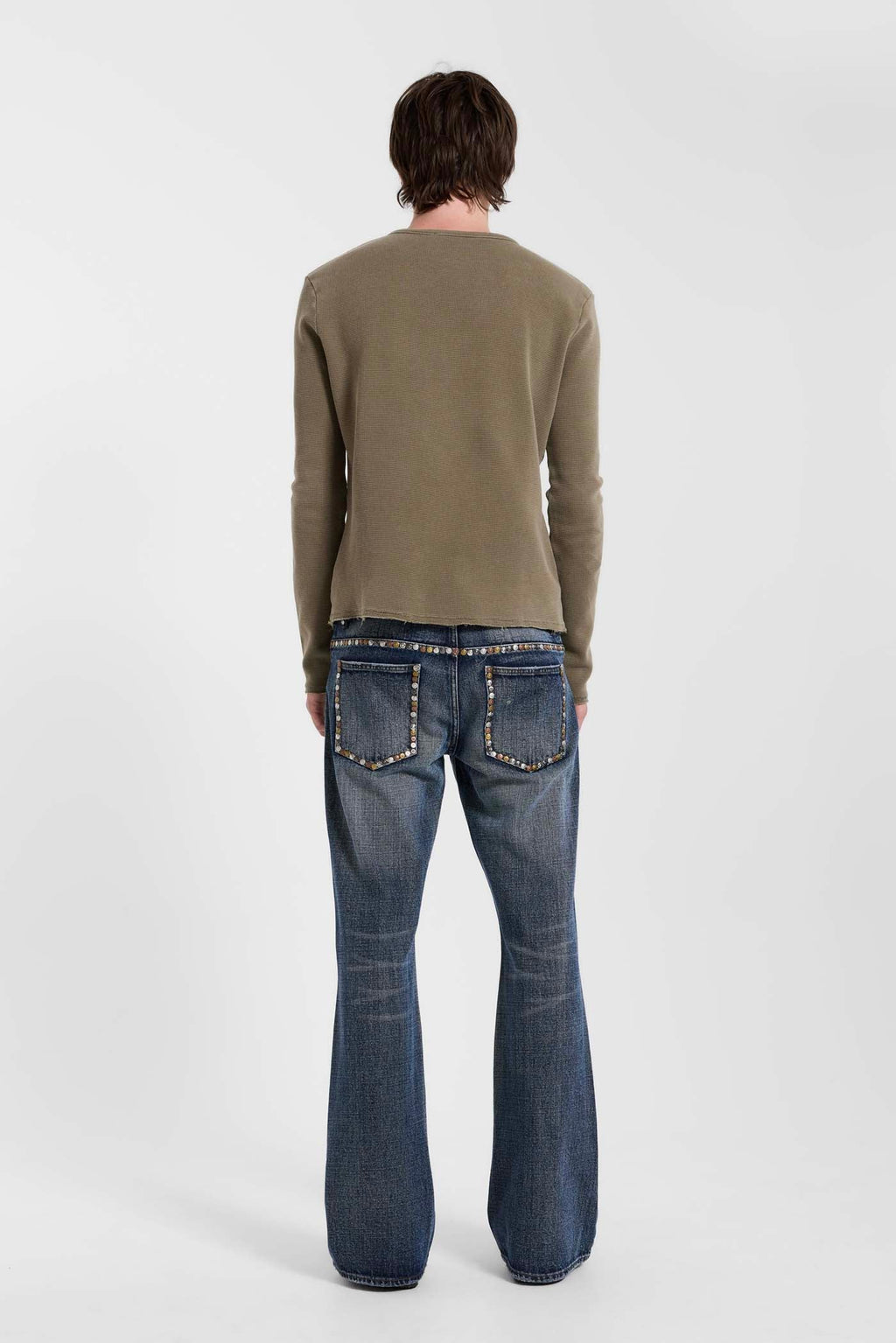 Stud Blue Jude Bootcut Jeans