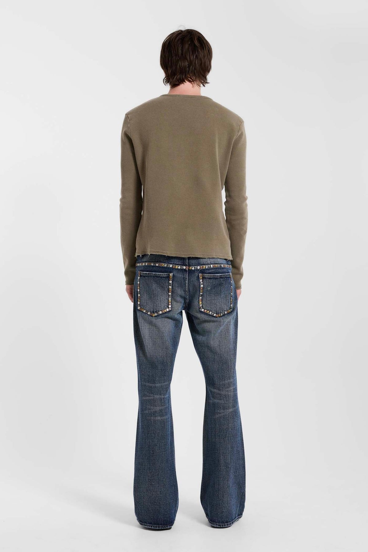 Stud Blue Jude Bootcut Jeans