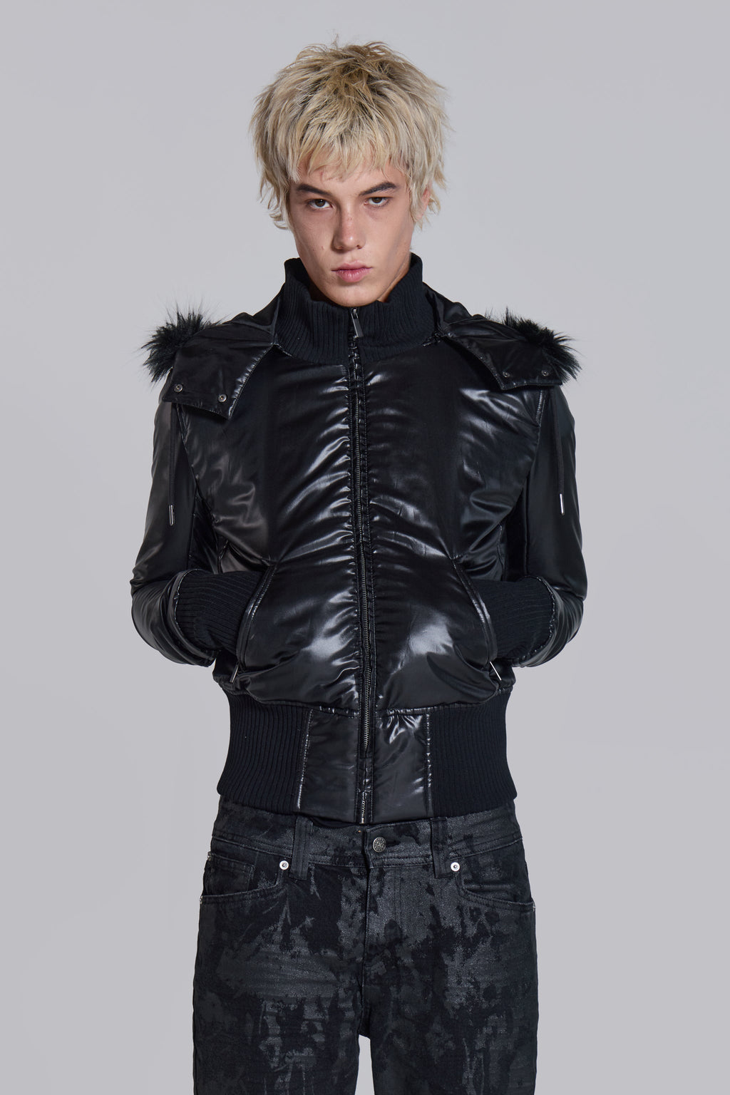 Black Mercury Puffer Jacket