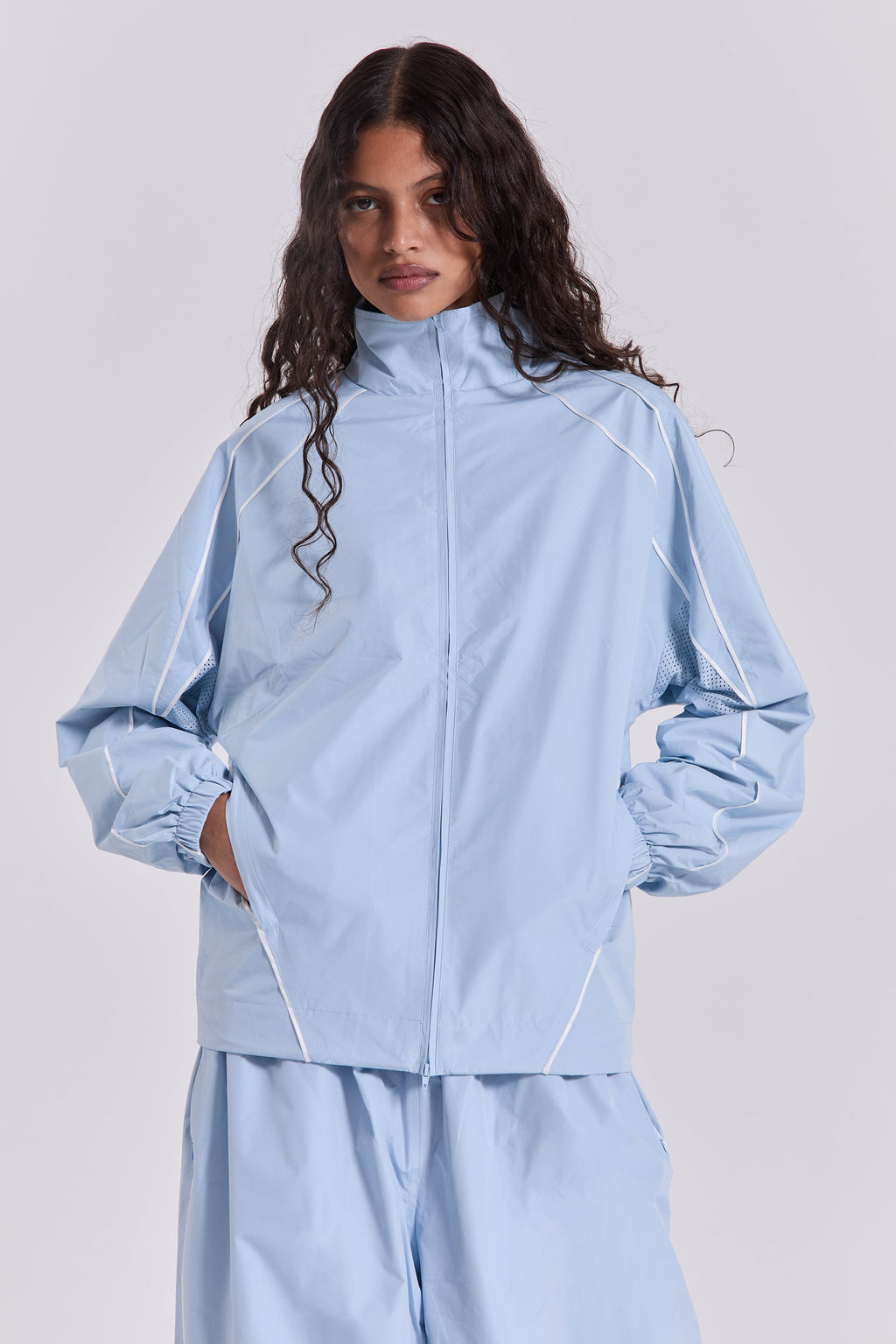 Blue Vapor Tracksuit Top