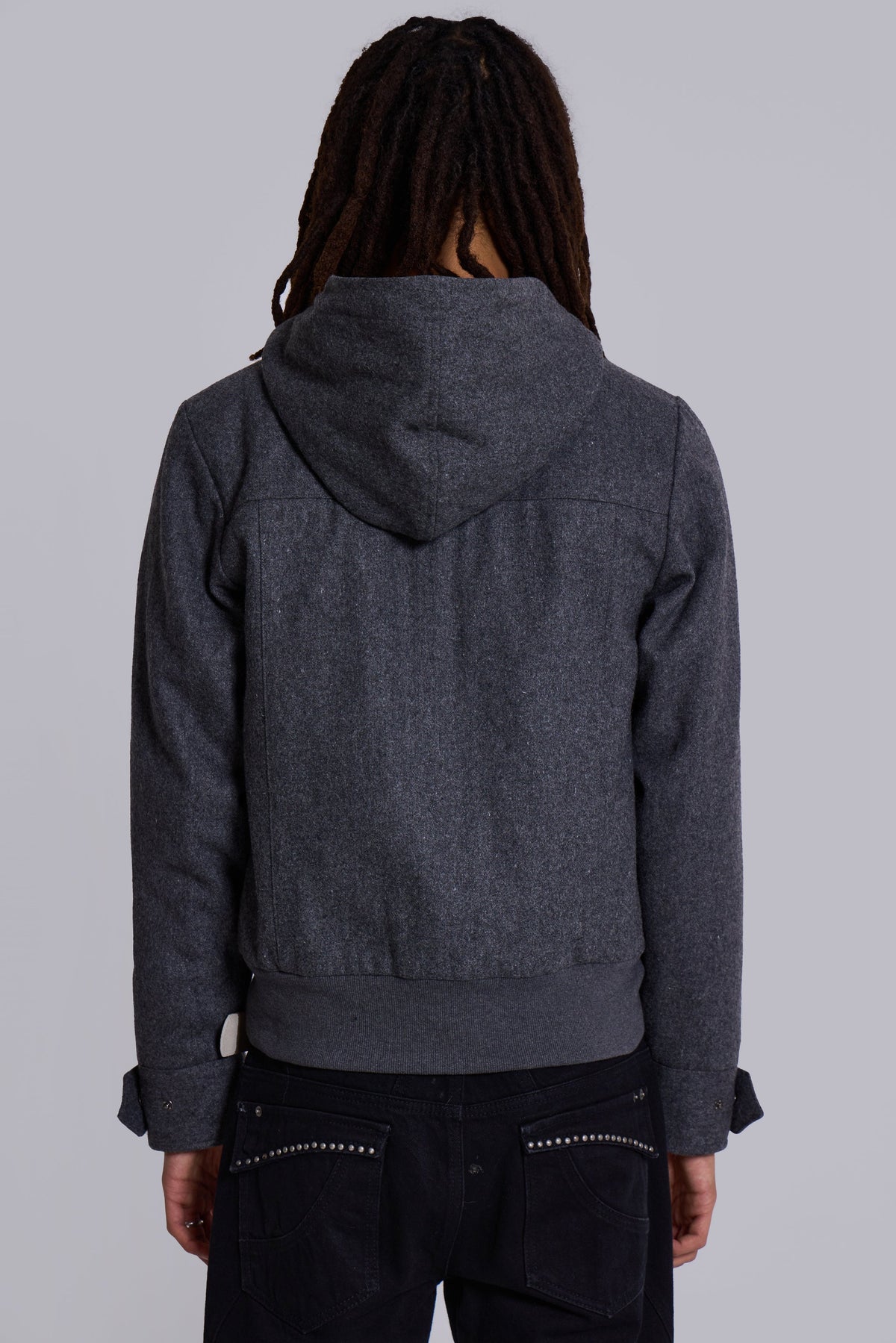 Marl Military Hooded Jacket