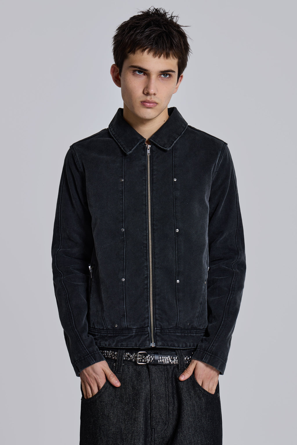 Stud Denim Jacket