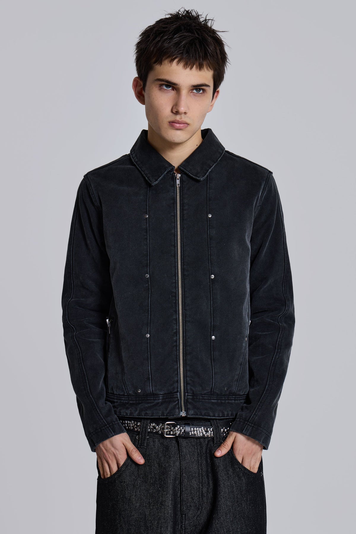 Stud Denim Jacket