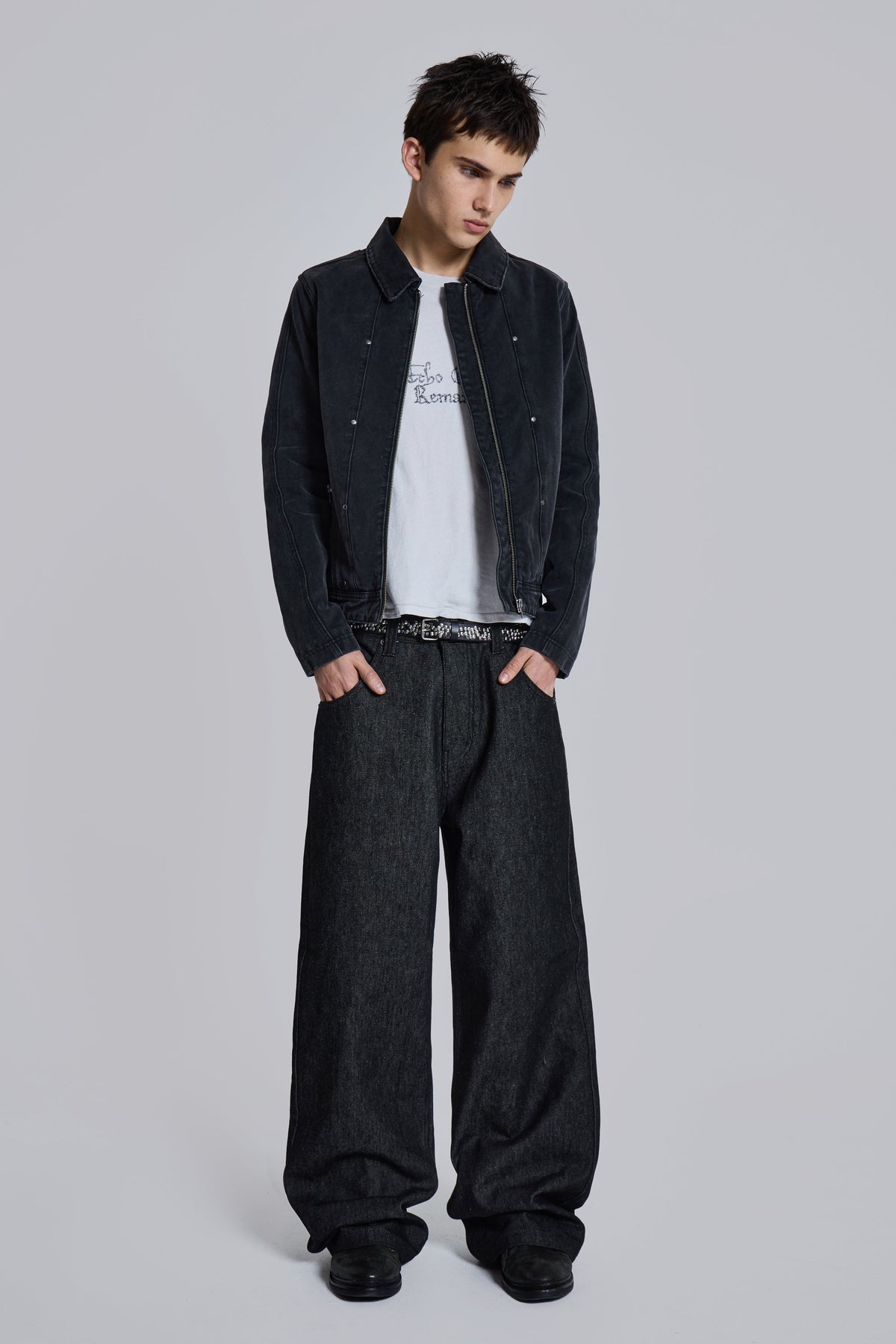 Stud Denim Jacket