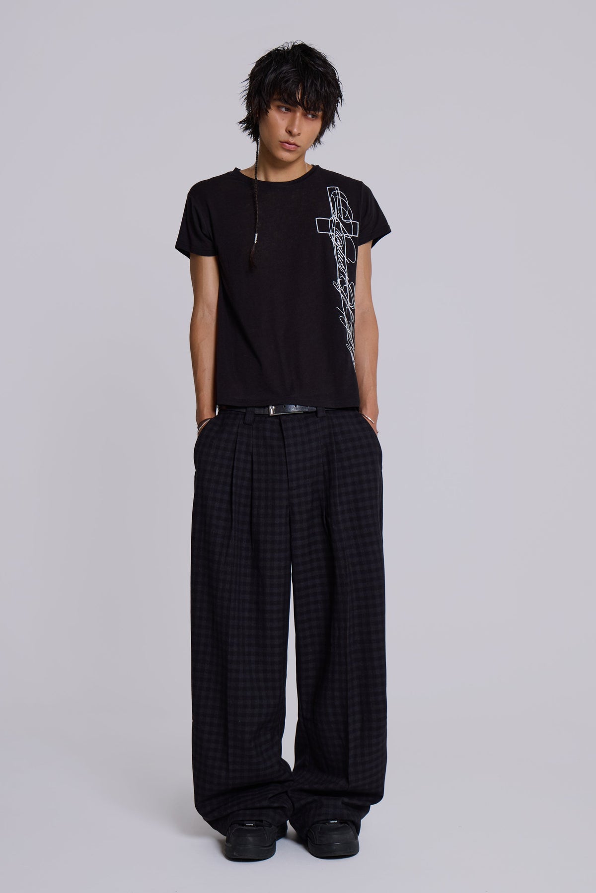 Gingham Goliath Suit Pants