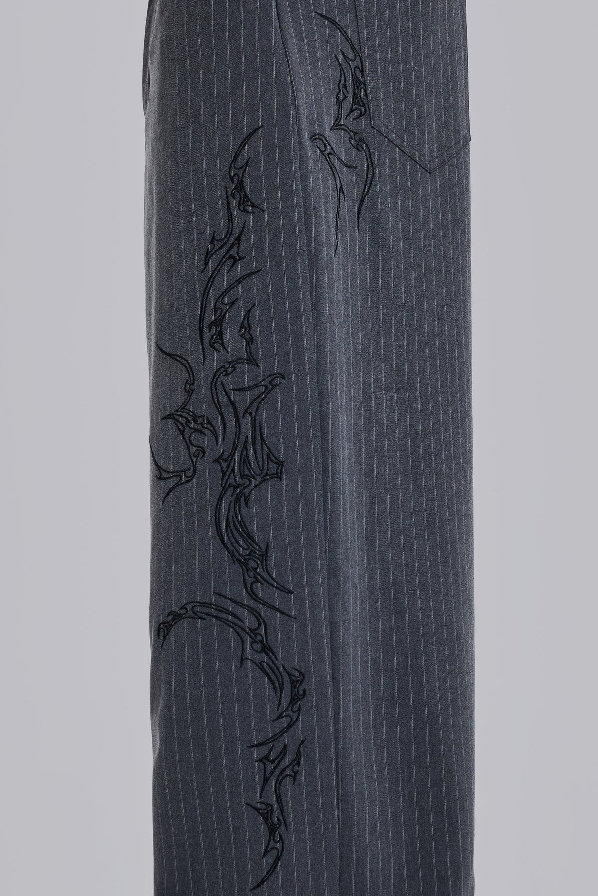 Tattoo Pinstripe Goliath Suit Pants