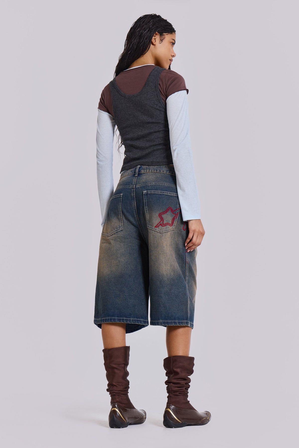 Bermudas vaqueras Bronx Fit jumbas denim