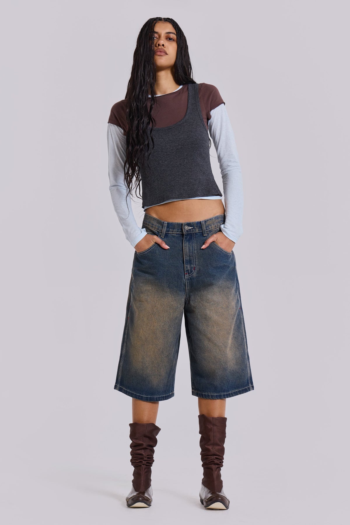 Bermudas vaqueras Bronx Fit jumbas denim