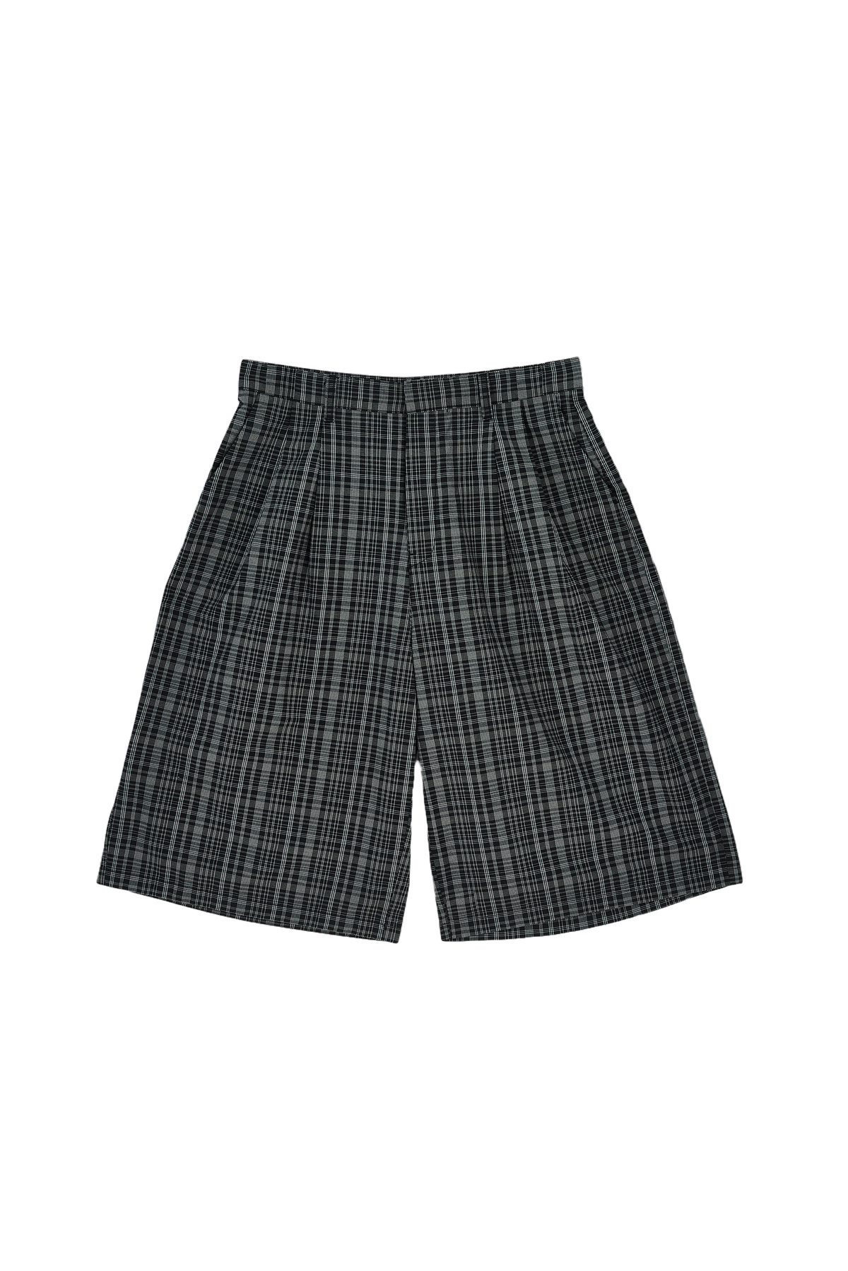 Black Check Jumbo Jorts