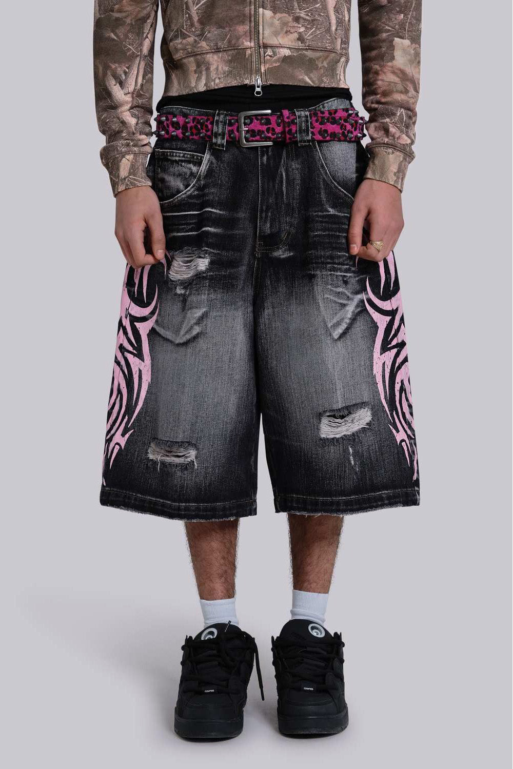Bermudas vaqueras Blade Colossus rosa