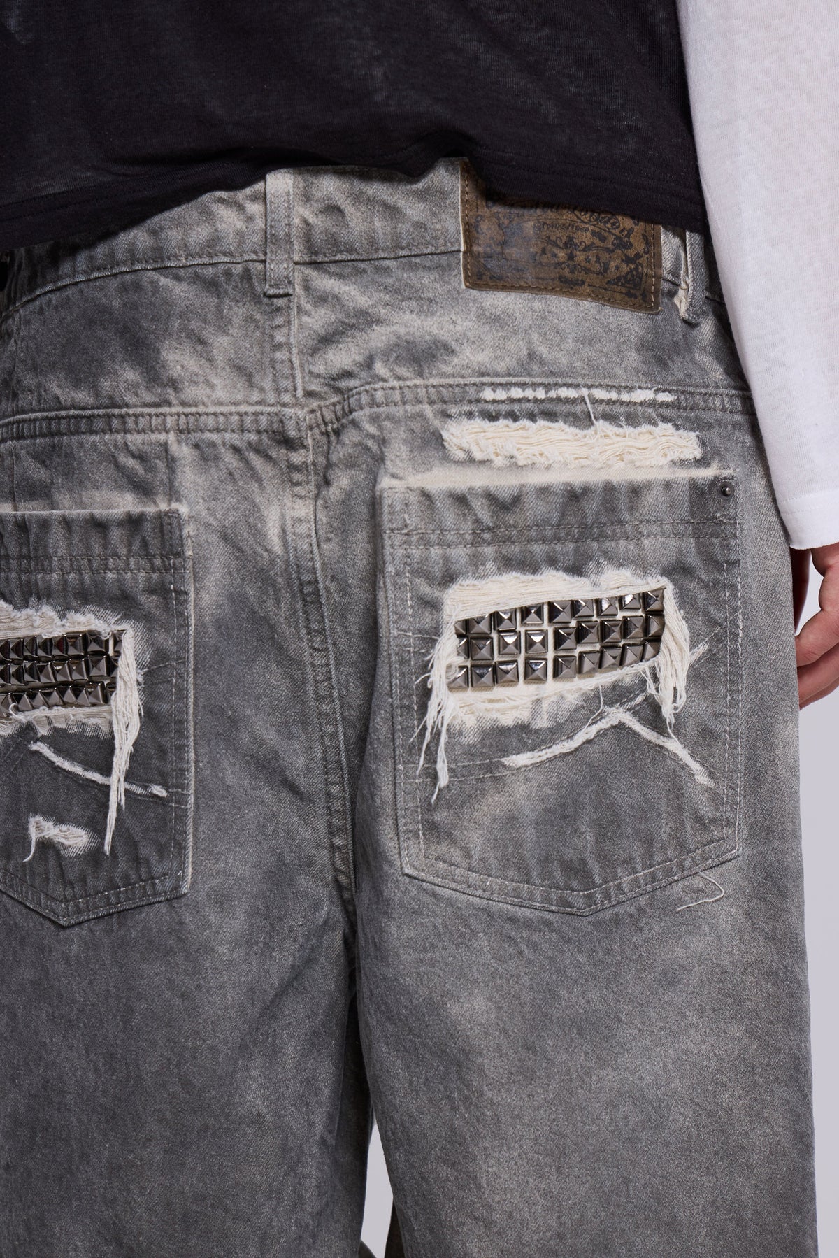 Dirty Studded Glasto Shorts