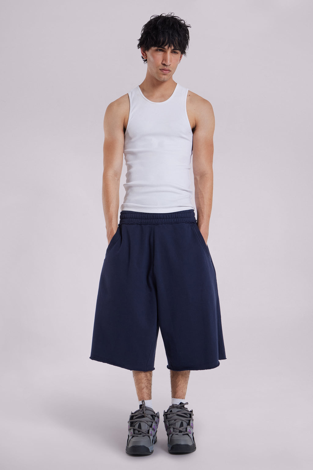Navy Monster Shorts
