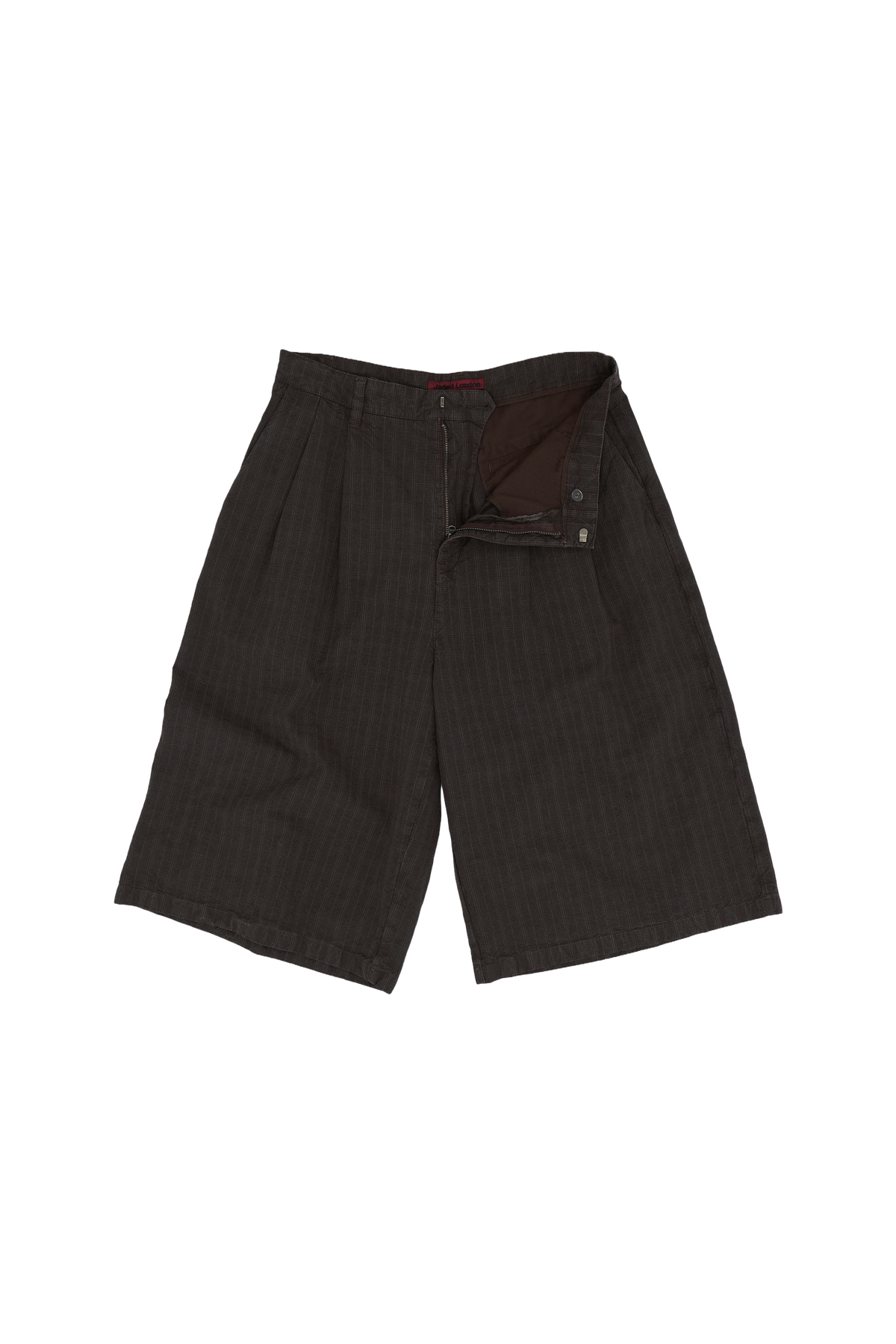 Brown Check Jumbo Jorts
