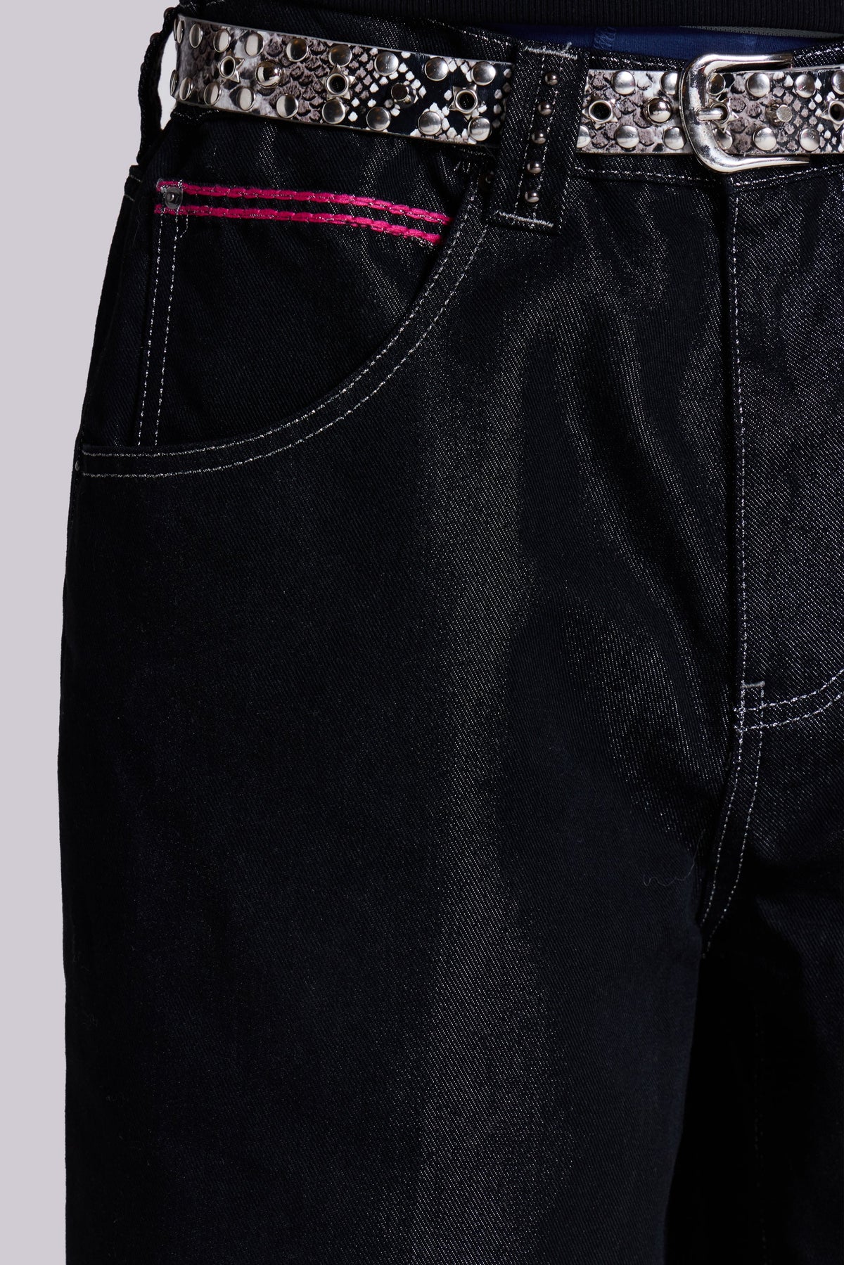 Pink Sapphire Cross Colossus Jorts