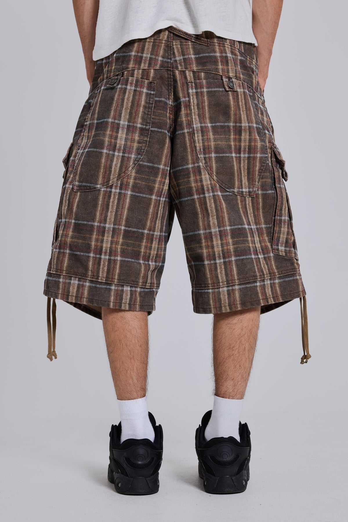 Shorts Cadet de cuadros marrones